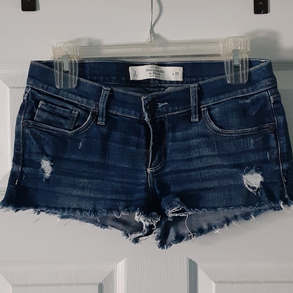 A&F ripped cutoff shorts